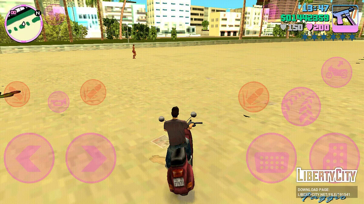 Colored Buttons / GTA Vice City (iOS, Android)