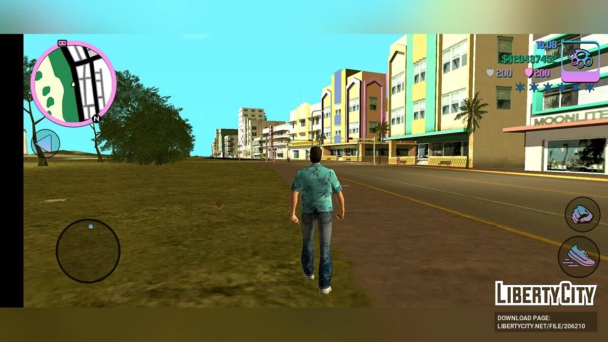 أزرار التحكم من Definitive Edition / GTA Vice City (iOS, Android)