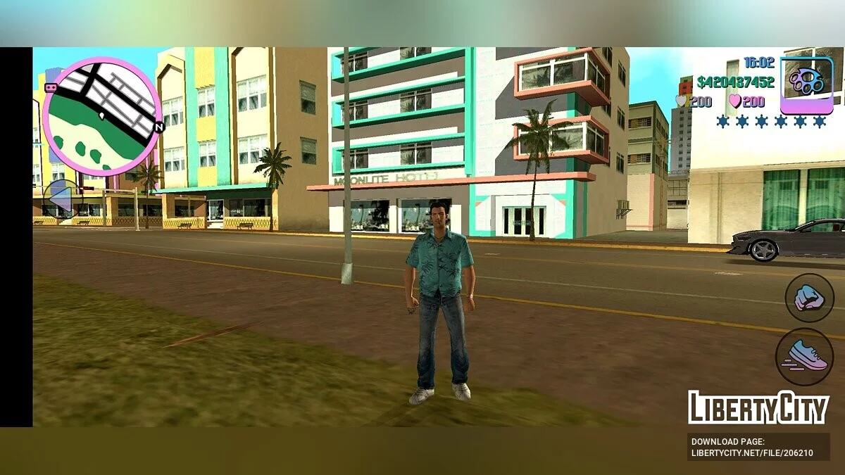 أزرار التحكم من Definitive Edition / GTA Vice City (iOS, Android)