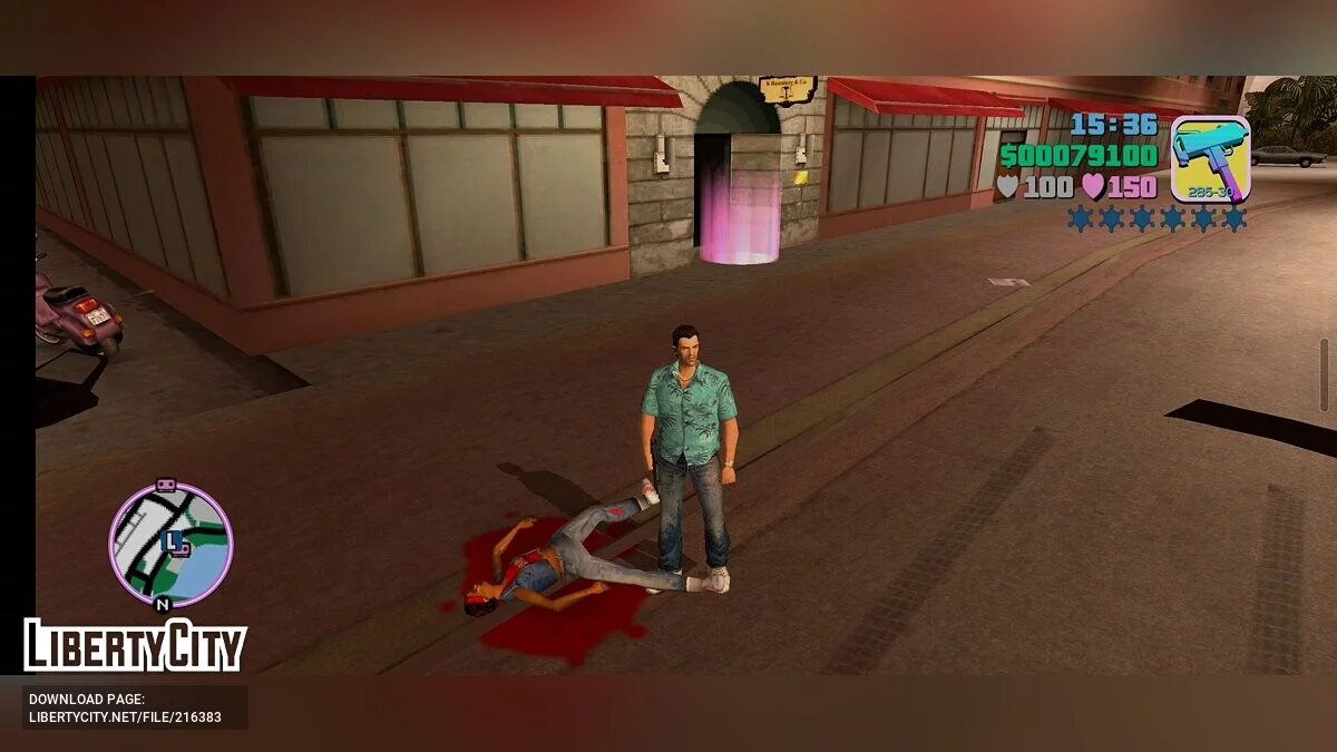 Інтерфейс з ПК-версії / GTA Vice City (iOS, Android)