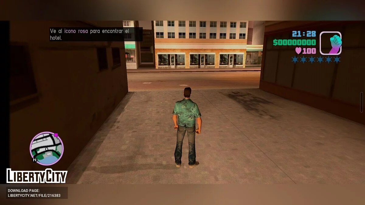 Інтерфейс з ПК-версії / GTA Vice City (iOS, Android)