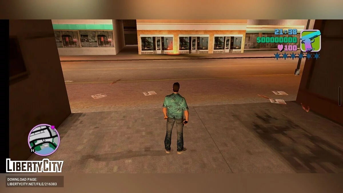Інтерфейс з ПК-версії / GTA Vice City (iOS, Android)