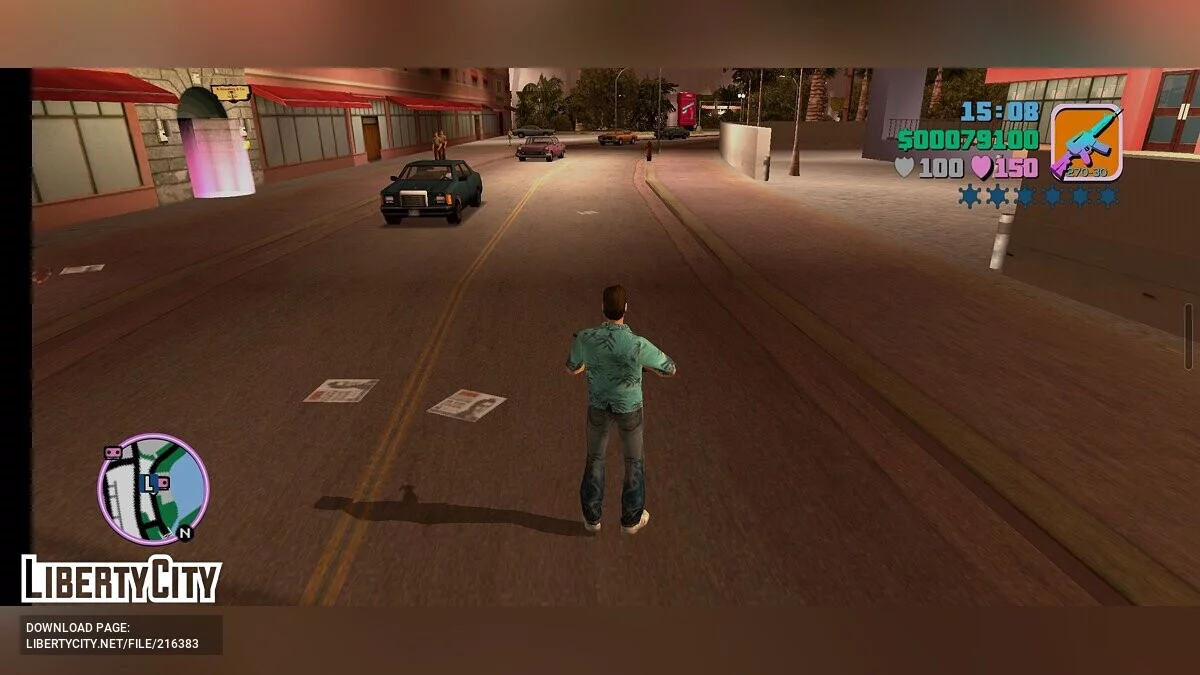 Інтерфейс з ПК-версії / GTA Vice City (iOS, Android)