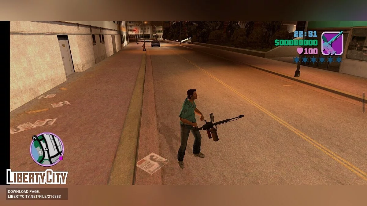 Інтерфейс з ПК-версії / GTA Vice City (iOS, Android)