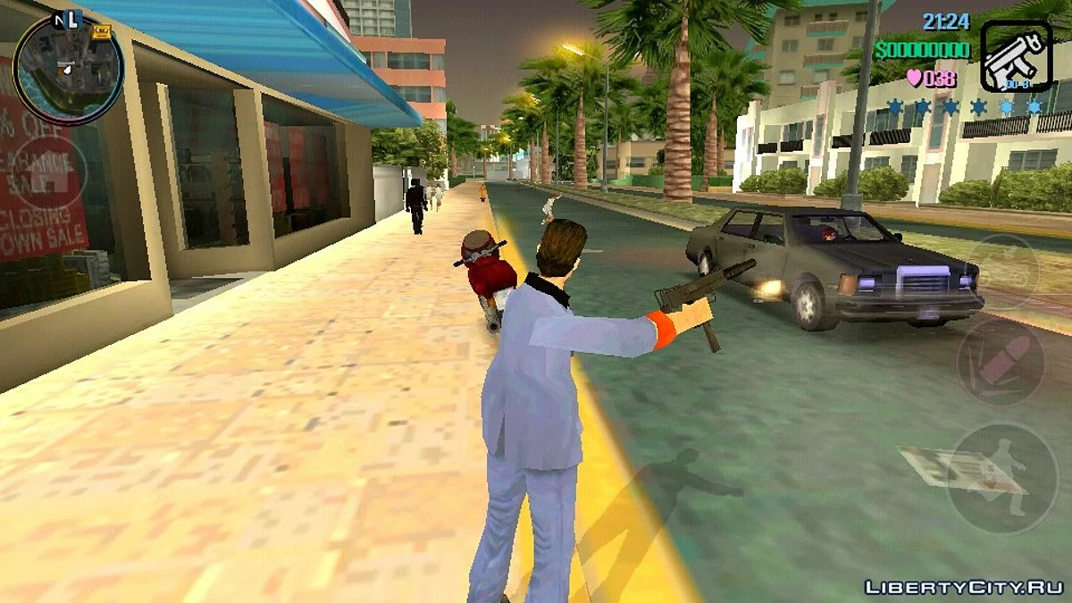 MAC 10 with Silencer for GTA Vice City / GTA Vice City (iOS, Android)