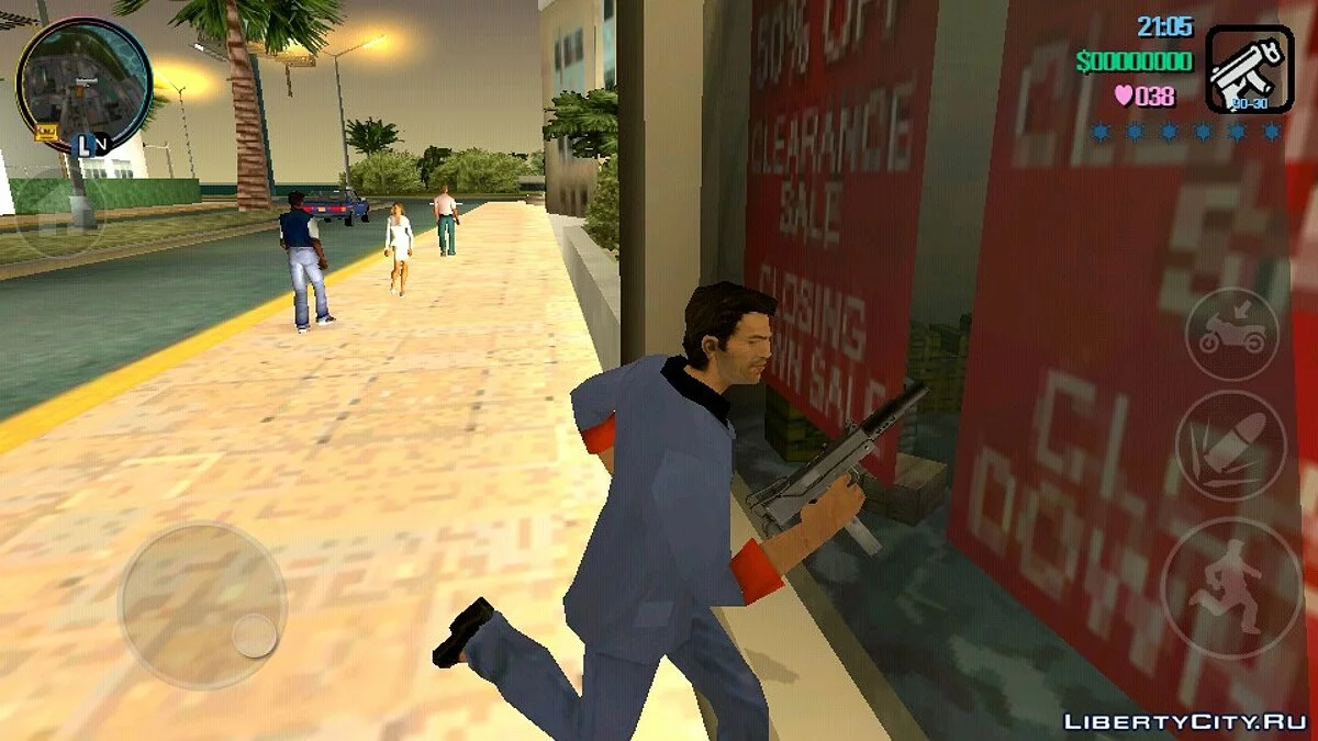 MAC 10 with Silencer for GTA Vice City / GTA Vice City (iOS, Android)