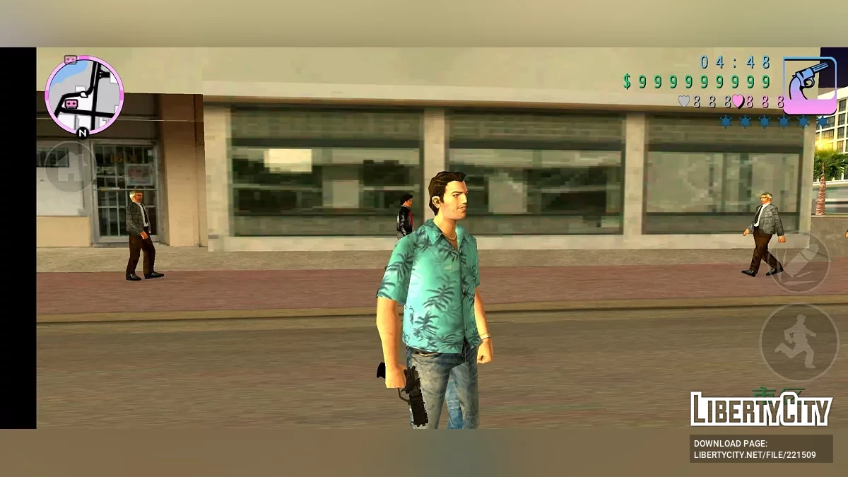 Бластерний пістолет з Blade Runner 2049 / GTA Vice City (iOS, Android)