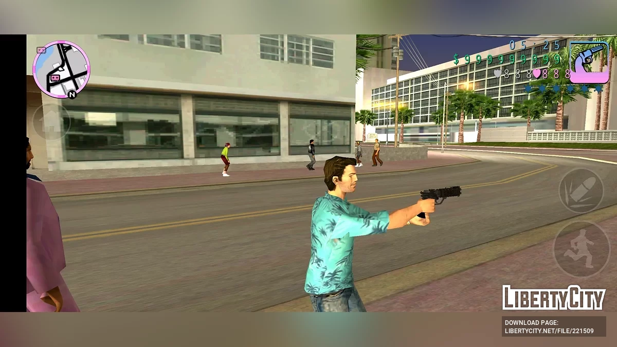 Бластерний пістолет з Blade Runner 2049 / GTA Vice City (iOS, Android)