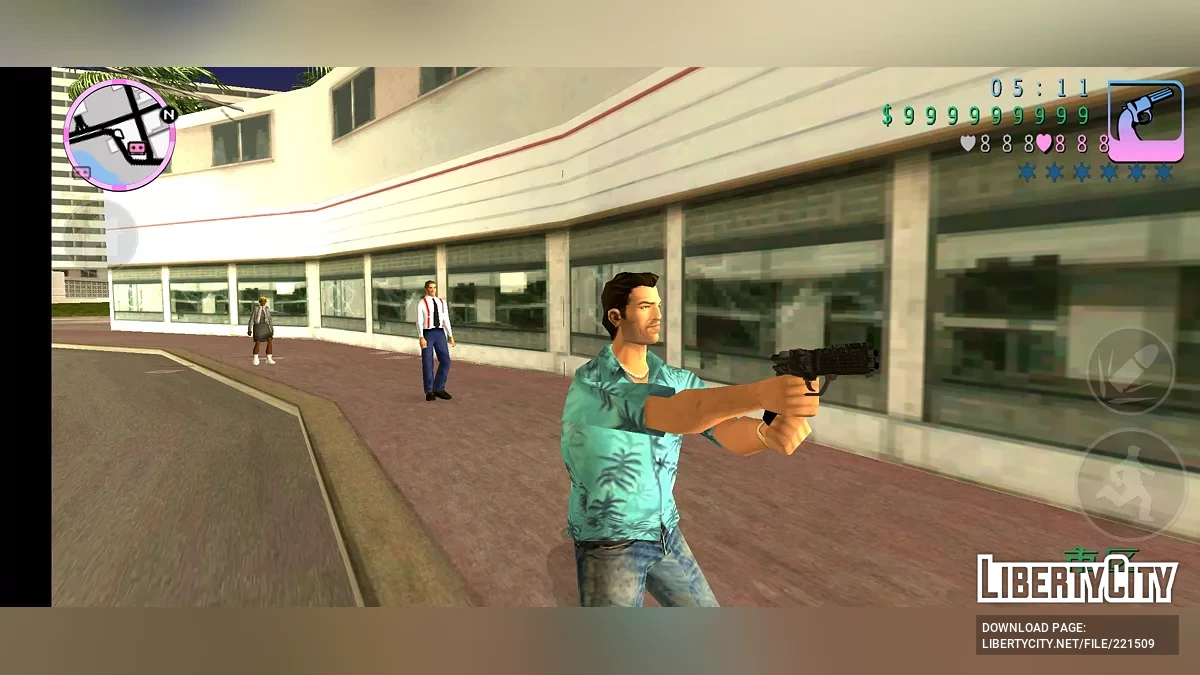 Бластерний пістолет з Blade Runner 2049 / GTA Vice City (iOS, Android)