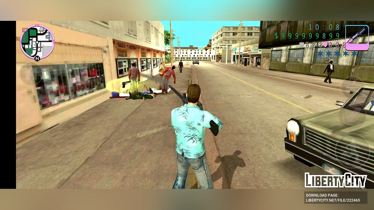 Schwere Maschinenpistole aus Shadow the Hedgehog / GTA Vice City (iOS, Android)