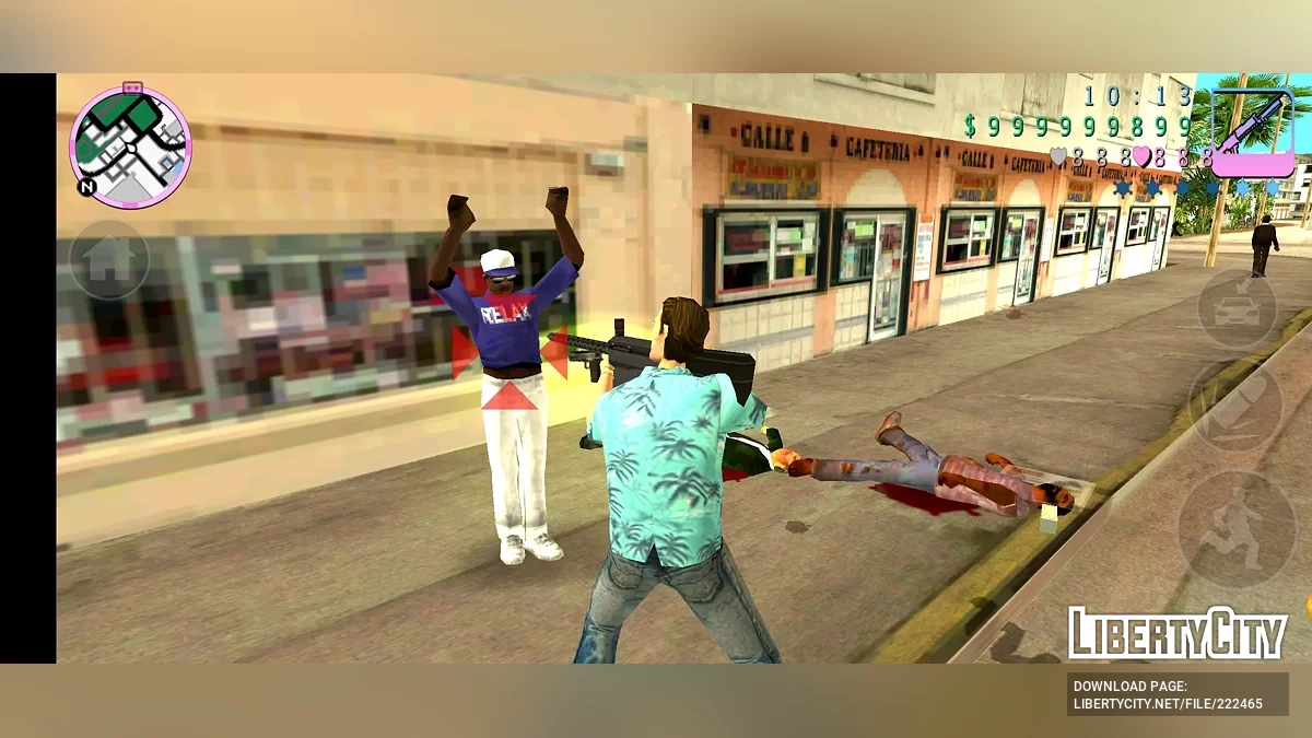 Schwere Maschinenpistole aus Shadow the Hedgehog / GTA Vice City (iOS, Android)