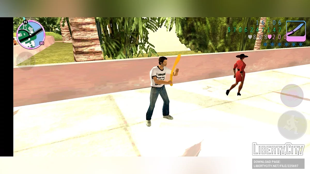 Золотий Непальський Кукрі CF / GTA Vice City (iOS, Android)