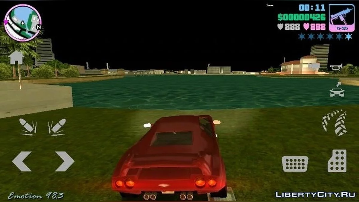 أزرار بدون إطار / GTA Vice City (iOS, Android)