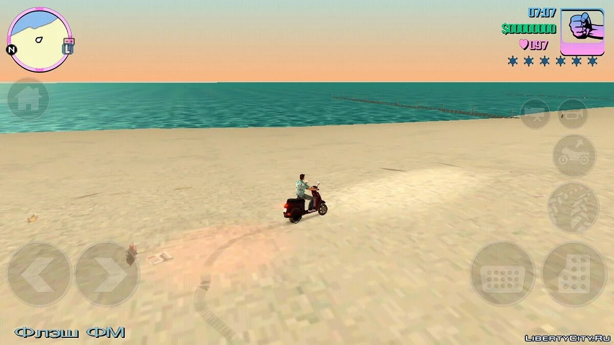 تعديل تايمسايك الواقعي / GTA Vice City (iOS, Android)