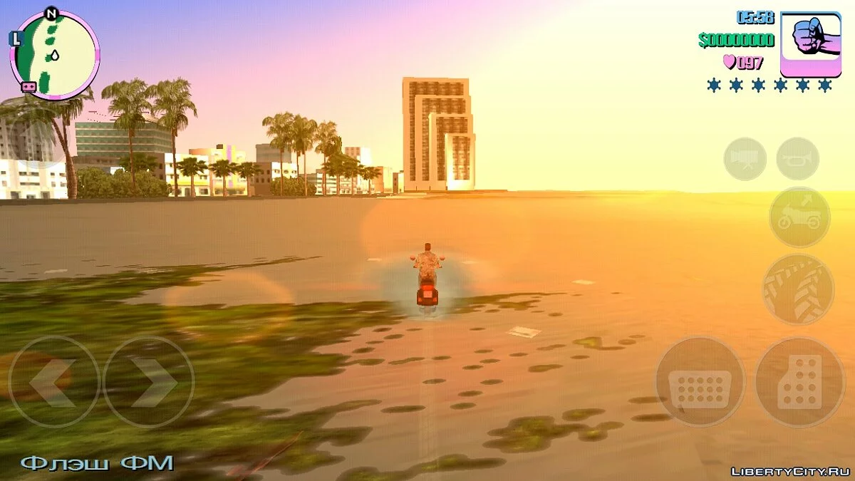 تعديل تايمسايك الواقعي / GTA Vice City (iOS, Android)