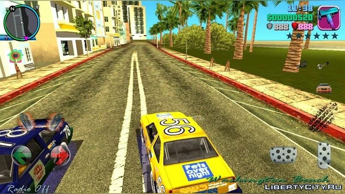 Mobil Langka di Jalan V 0.1 / GTA Vice City (iOS, Android)