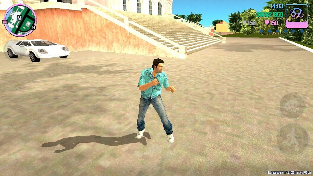 رسوم متحركة لتومي من GTA TLAD / GTA Vice City (iOS, Android)
