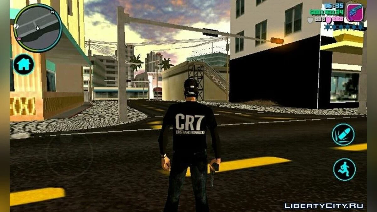Ronaldo Fans Style Skin V2 / GTA Vice City (iOS, Android)