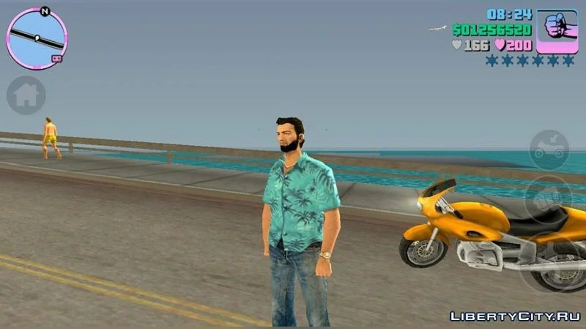 Tommy con barba / GTA Vice City (iOS, Android)