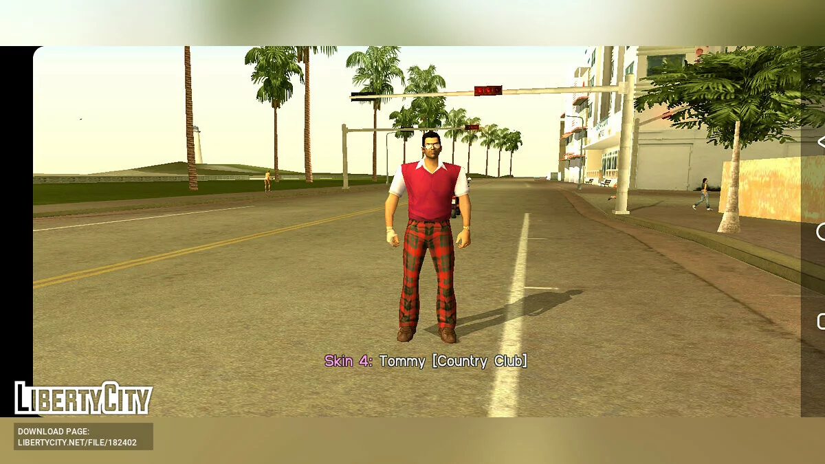Artwork-style characters / GTA Vice City (iOS, Android)