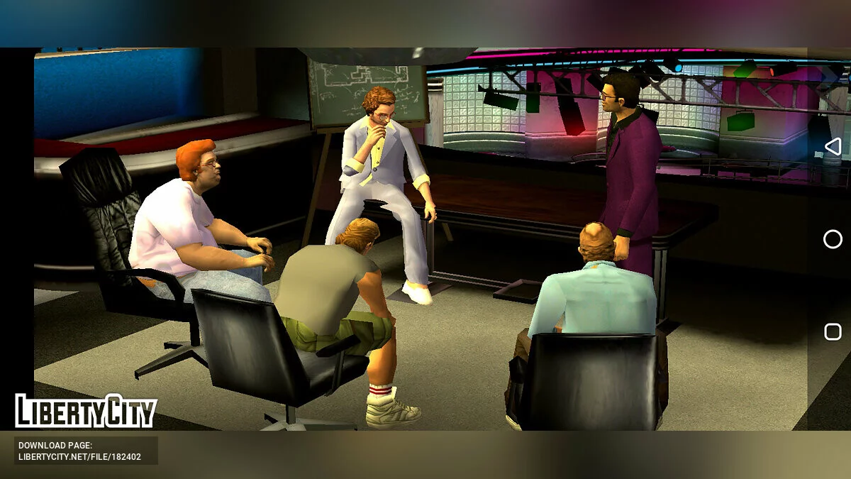 Artwork-style characters / GTA Vice City (iOS, Android)