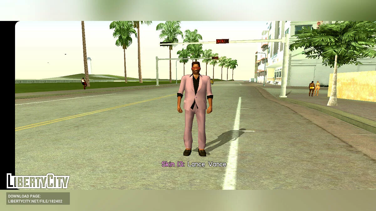 Artwork-style characters / GTA Vice City (iOS, Android)