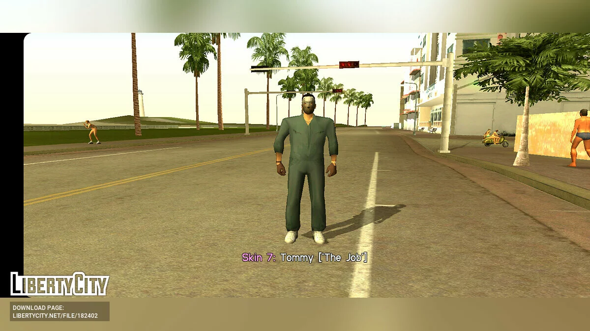 Artwork-style characters / GTA Vice City (iOS, Android)