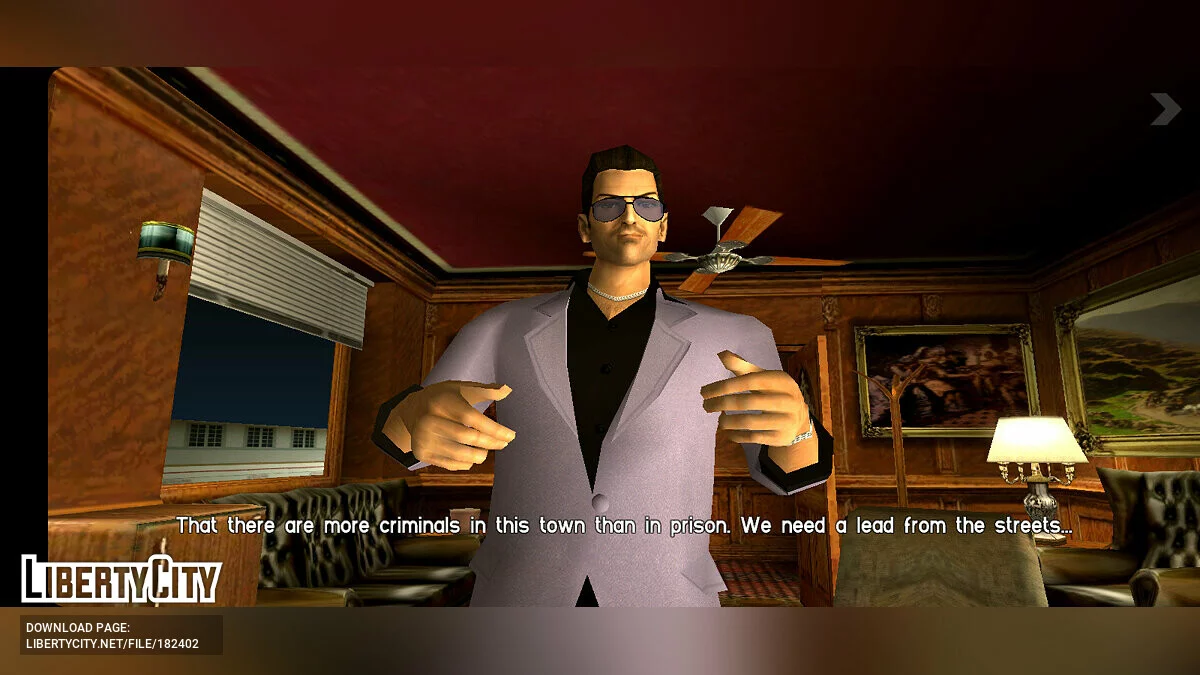 Artwork-style characters / GTA Vice City (iOS, Android)