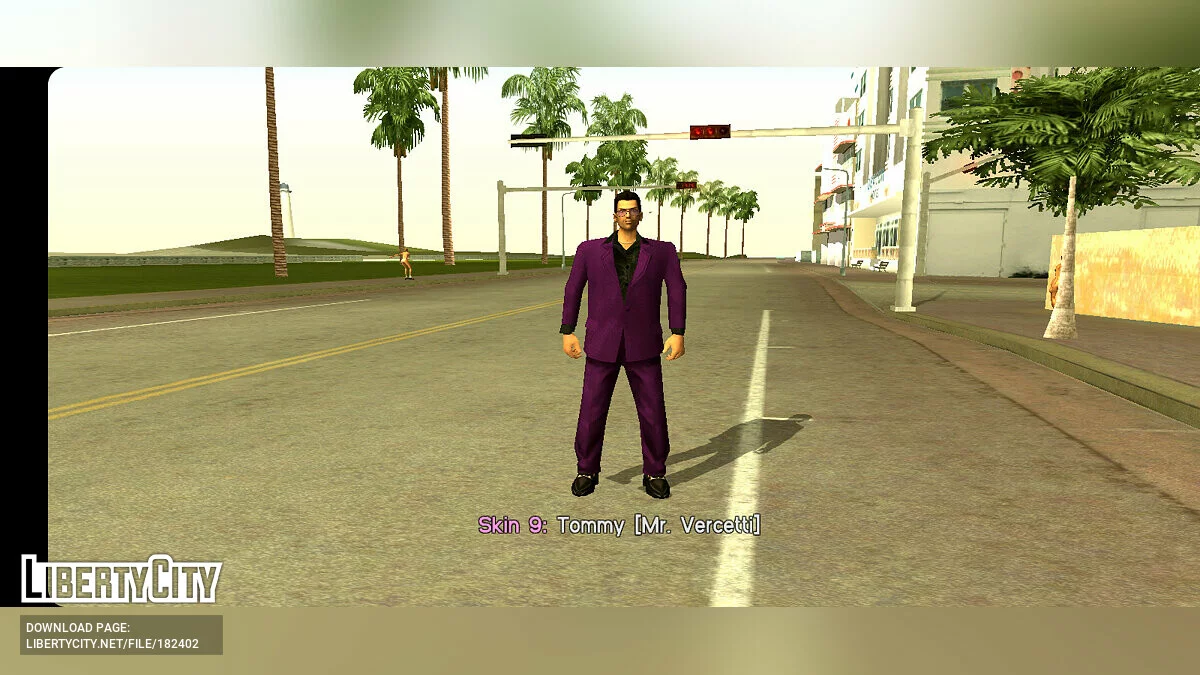 Artwork-style characters / GTA Vice City (iOS, Android)
