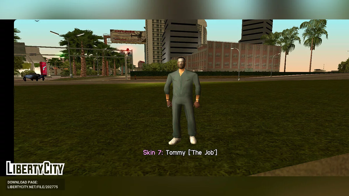 Personajes de diseño artístico beta / GTA Vice City (iOS, Android)