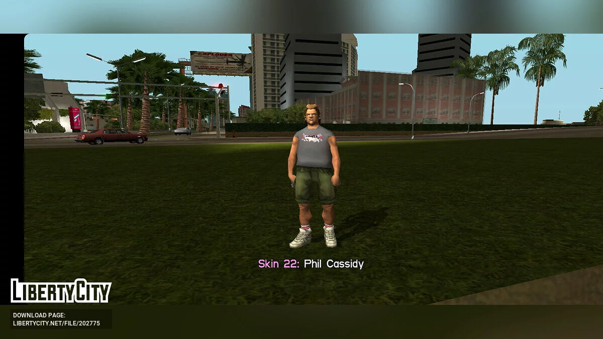 Personajes de diseño artístico beta / GTA Vice City (iOS, Android)
