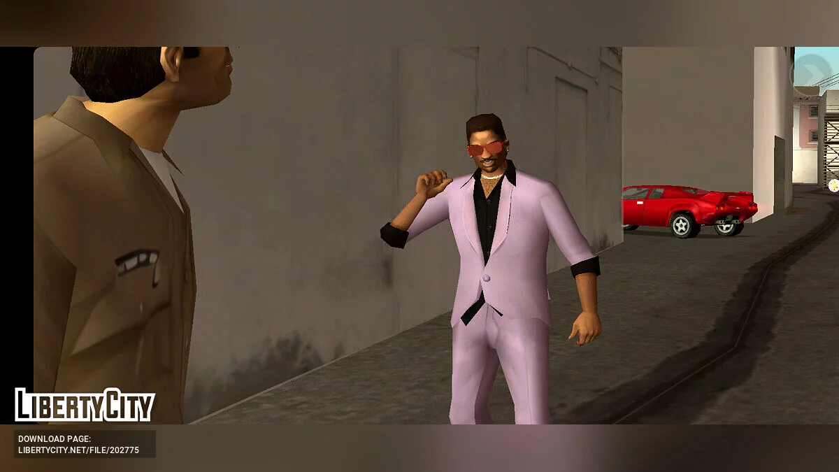 Personajes de diseño artístico beta / GTA Vice City (iOS, Android)