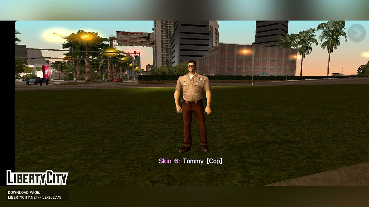 Personajes de diseño artístico beta / GTA Vice City (iOS, Android)