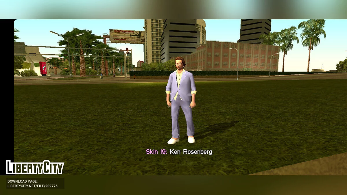 Personajes de diseño artístico beta / GTA Vice City (iOS, Android)