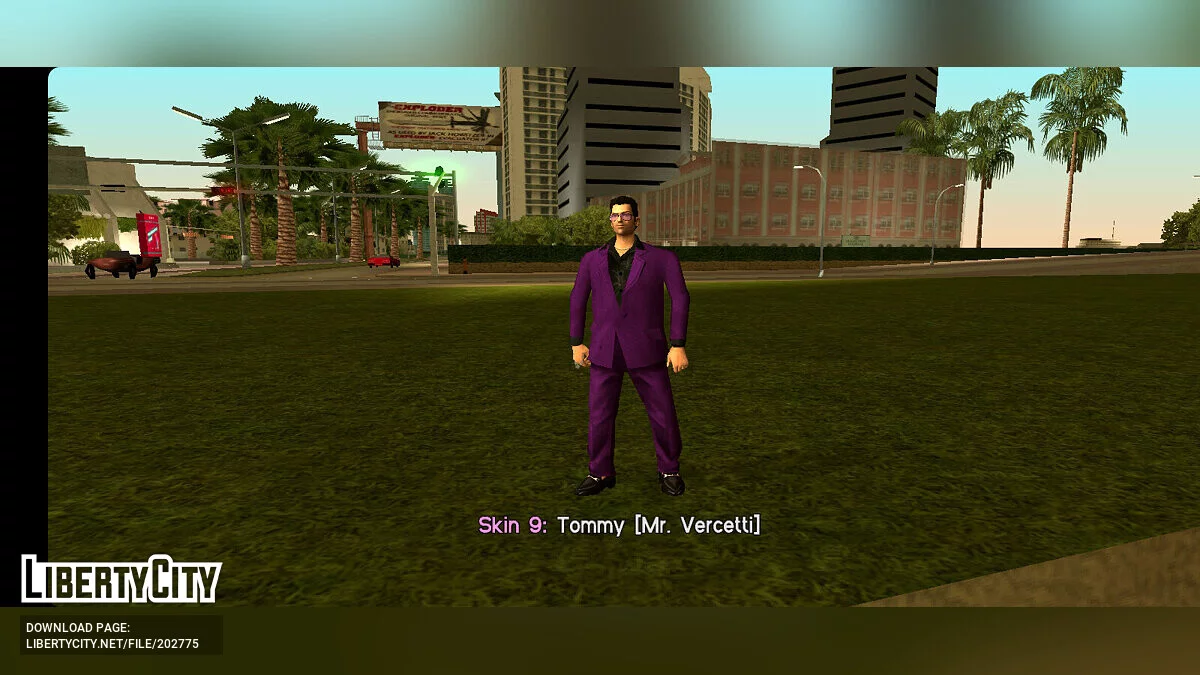 Personajes de diseño artístico beta / GTA Vice City (iOS, Android)