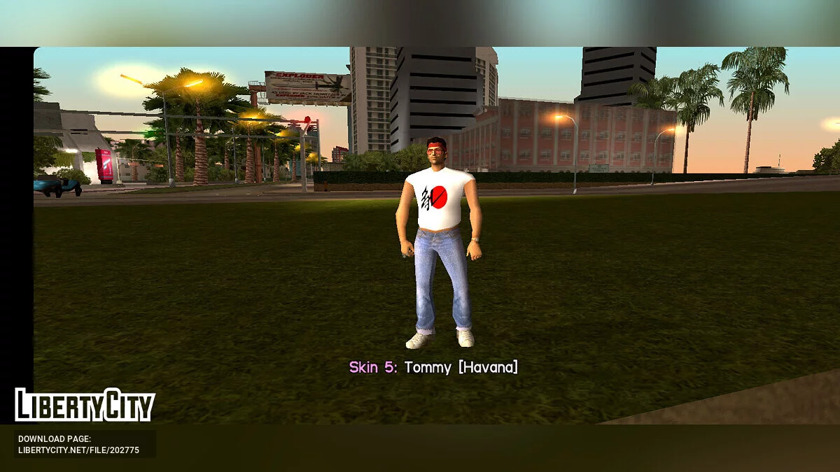 Personajes de diseño artístico beta / GTA Vice City (iOS, Android)