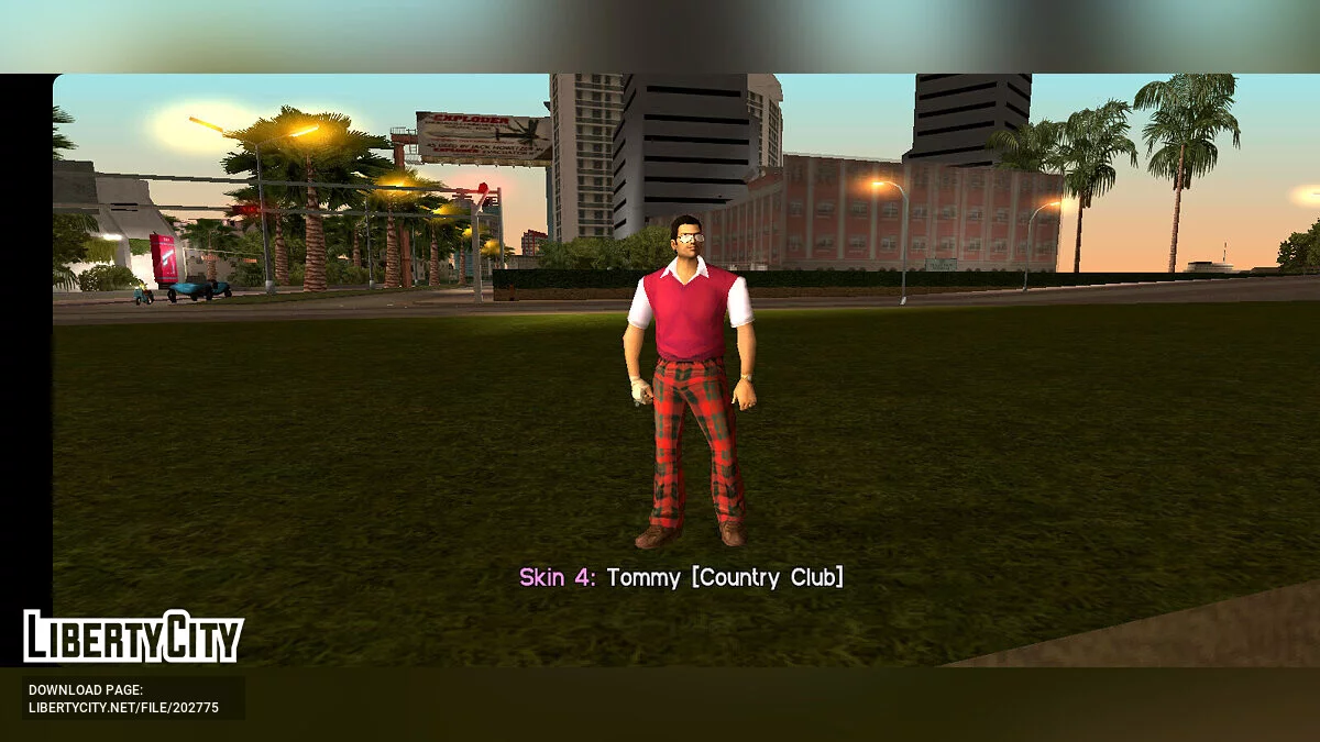 Personajes de diseño artístico beta / GTA Vice City (iOS, Android)