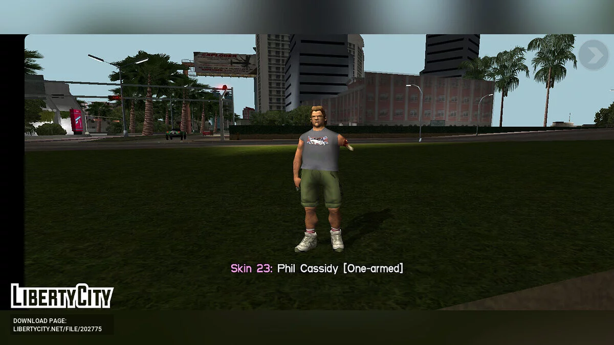 Personajes de diseño artístico beta / GTA Vice City (iOS, Android)