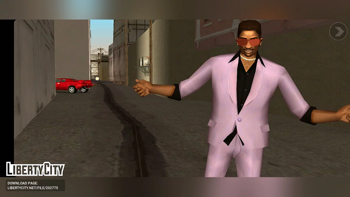 Personajes de diseño artístico beta / GTA Vice City (iOS, Android)