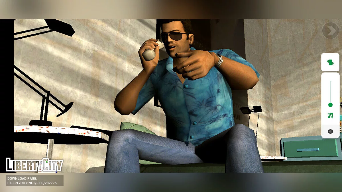 Personajes de diseño artístico beta / GTA Vice City (iOS, Android)