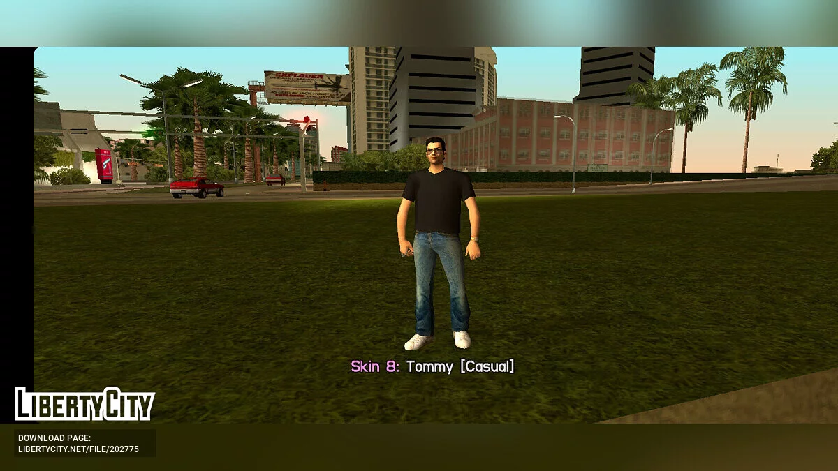 Personajes de diseño artístico beta / GTA Vice City (iOS, Android)