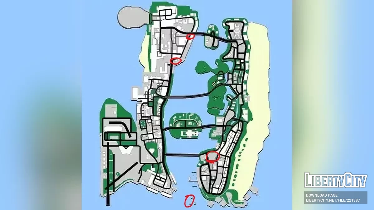 Відкриття закритих місць / GTA Vice City (iOS, Android)