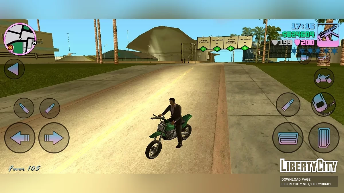 New Airport Road - Like A VCS (Android Ver.) Final Fix / GTA Vice City (iOS, Android)