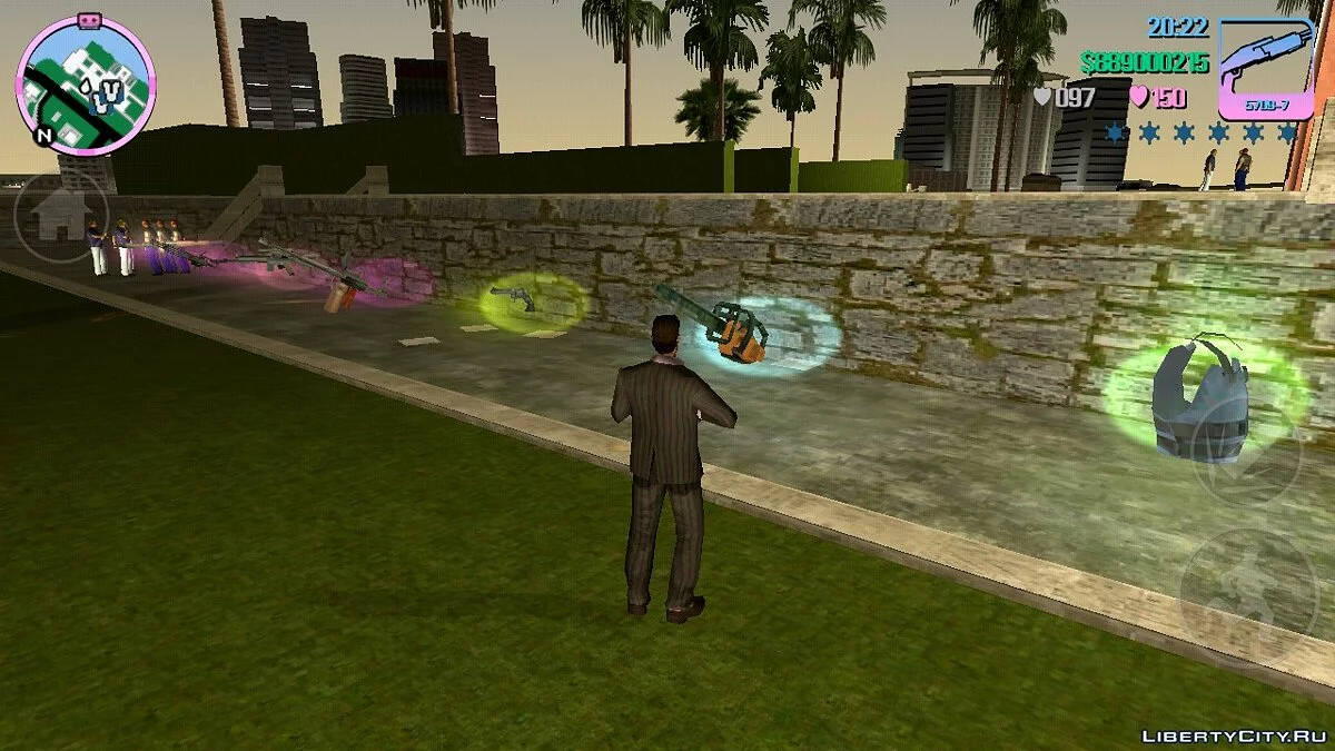 100% пройдено, зібрані всі пакети / GTA Vice City (iOS, Android)