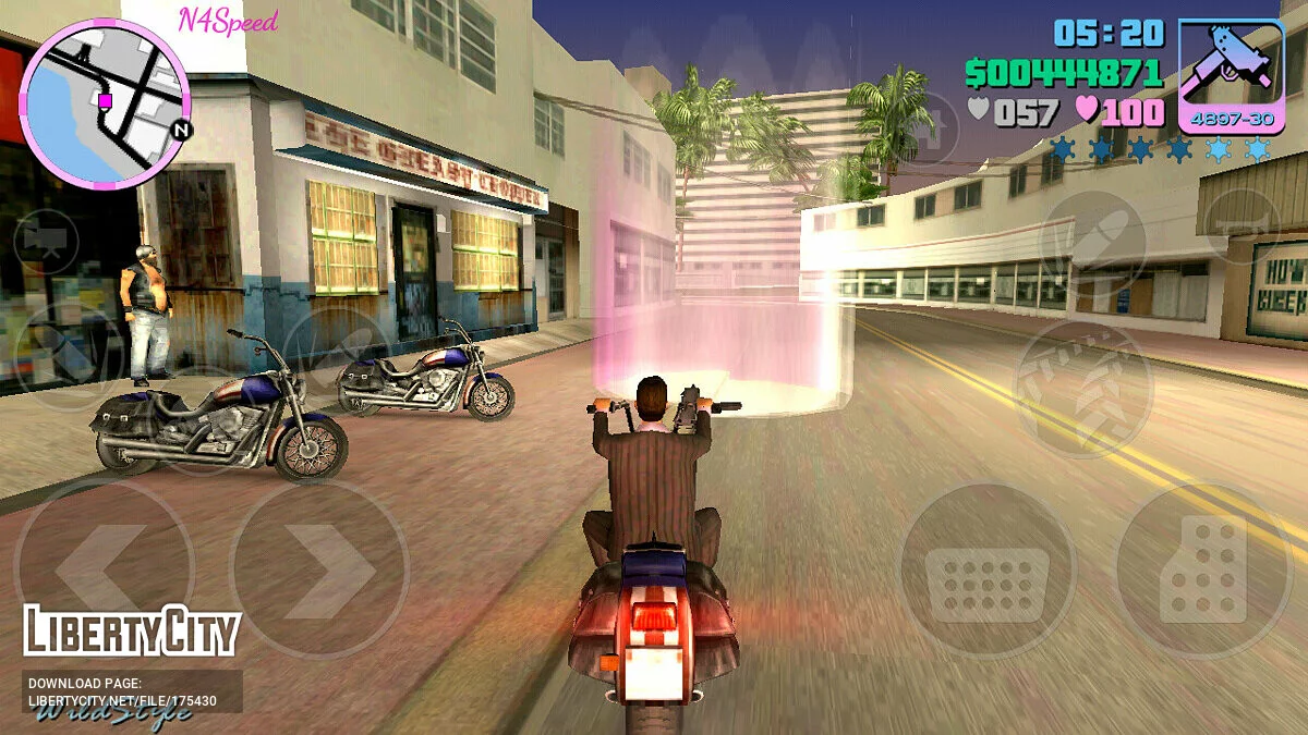 Savegame «Amarrado» e «Golpe de Dois Bit» / GTA Vice City (iOS, Android)