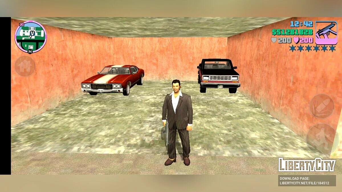 حفظ 100٪ مع 30 وسيلة نقل فريدة / GTA Vice City (iOS, Android)