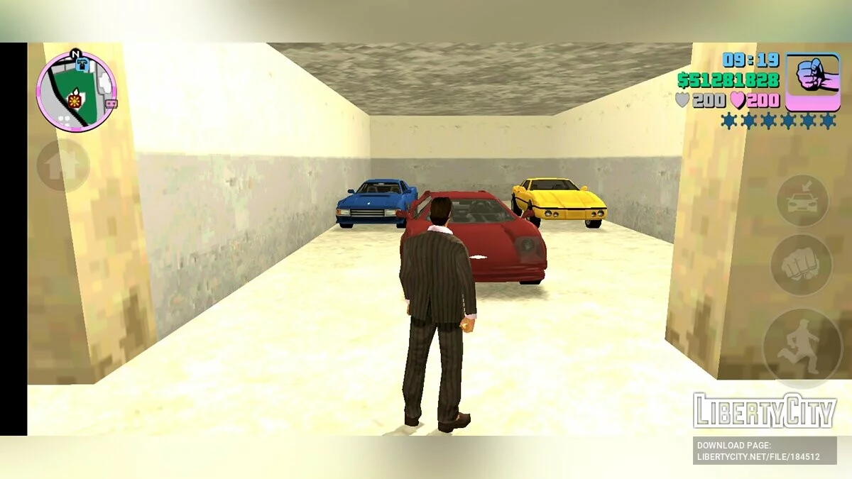 حفظ 100٪ مع 30 وسيلة نقل فريدة / GTA Vice City (iOS, Android)