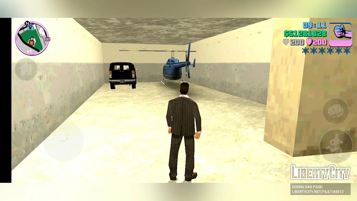 حفظ 100٪ مع 30 وسيلة نقل فريدة / GTA Vice City (iOS, Android)