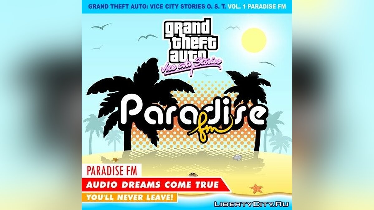 Grand Theft Auto: Vice City Stories Paradise FM (2021, Clear