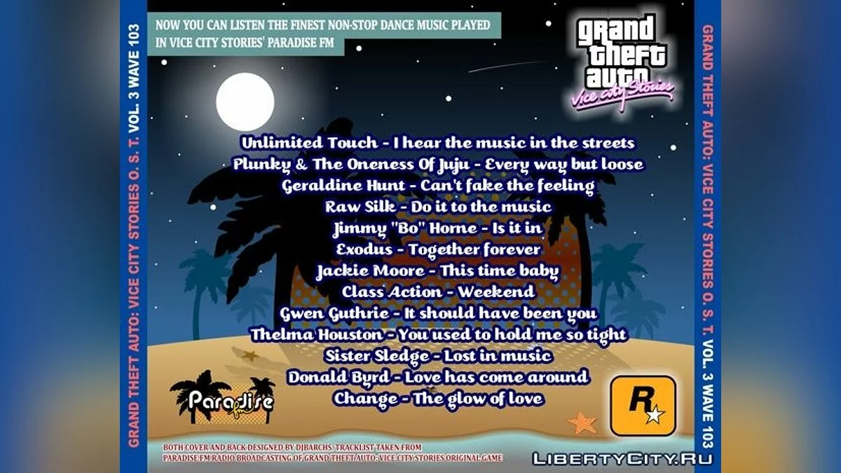 Саундтрек Grand Theft Auto Vice City Stories / GTA Vice City Stories